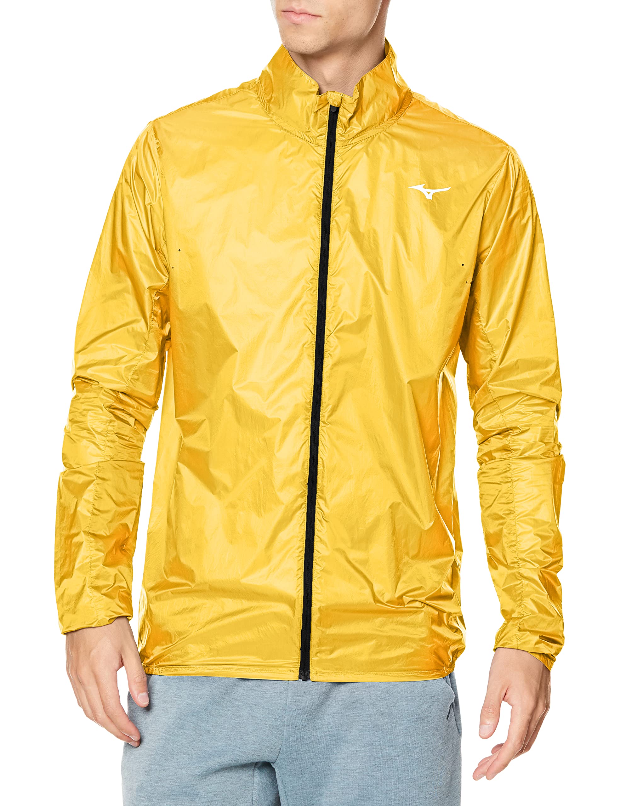 

Mizuno Running and Track Wear Premium Jacket Aurora Reflective J2ME2500 Racing Yellow XL Men s