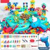 Toys Assembly Educational Toys Toys Tool Set Electric Drill Screw Nut 3D Puzzle Pretend Play Dinosaur Drilling for Children Boys