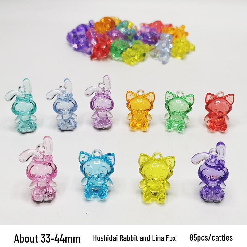 Colorful Mini Acrylic Milk Bottle Cartoon Ornaments - Cute Handmade DIY Decorative Accessories