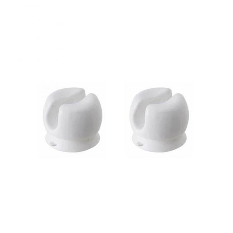 

2~6pcs Toothbrush Holder Simple Silicon Suction Cup Toothbrush Holder Wall-Mounted Perforated-Free Rack Bathroom Products