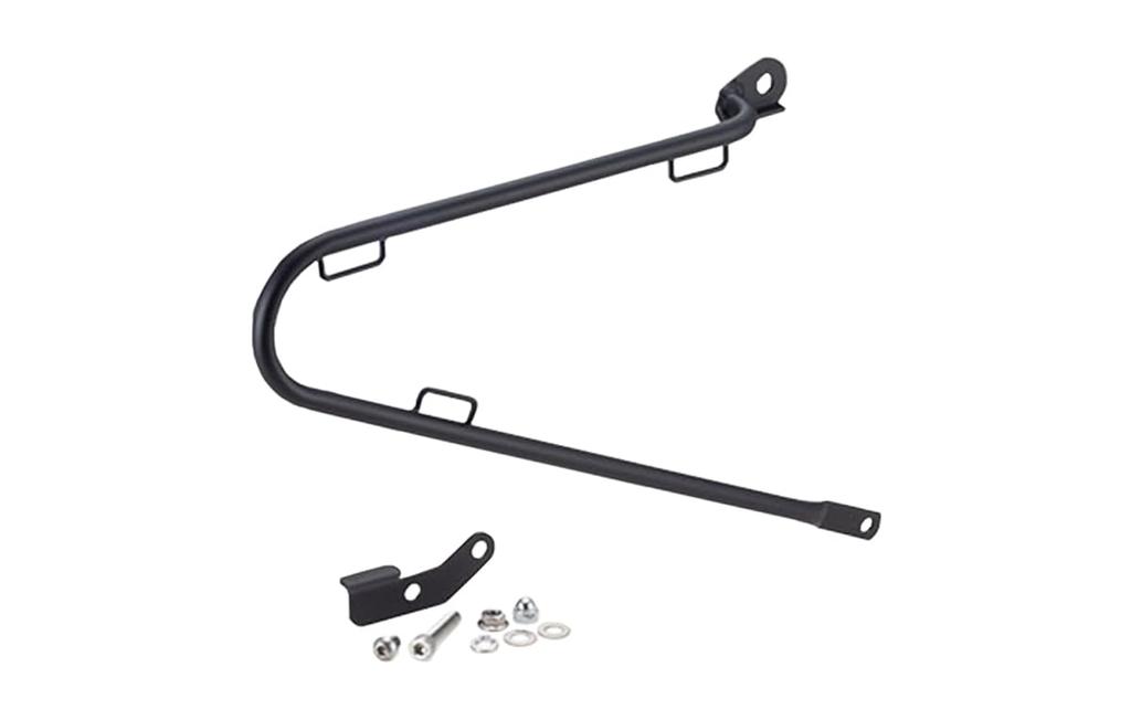 Kijima Motorcycle Parts Side Bag Support, Steel, All-in-One Type, Matte Black, 210-49701, for GB350/S