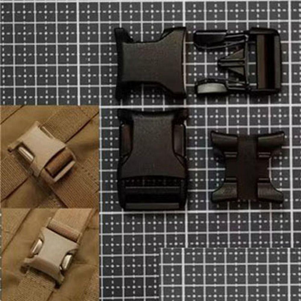 

2шт Черная боковая пряжка Пластиковая лямка Инструмент для улицы Инструменты для улицы