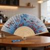 Retro-Tanzfächer im japanischen Stil für den Sommer - Klassischer antiker Stil