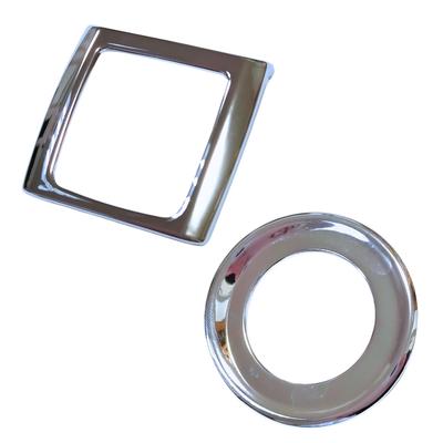 Uccellino Hazard Switch Cover and Engine Start Button Ring for Delica Mini, Dress-Up Parts, Easy Installation, Aftermarket Parts