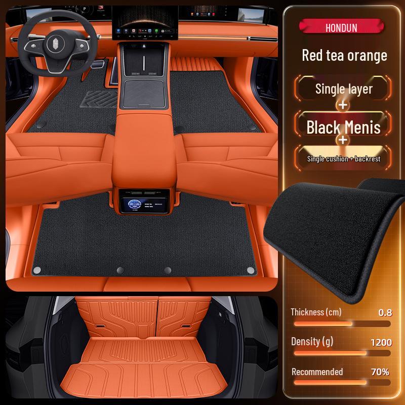 2026 Hongqi S9 TPE Floor Mats: Full Set Interior Carpet for Five Seats