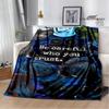 3D-Decke mit C-Coraline-Cartoon-Aufdruck, Flanell, warme Decken, weiche und bequeme Decke, Bettbezüge, Geburtstagsgeschenk, Heimtextilien