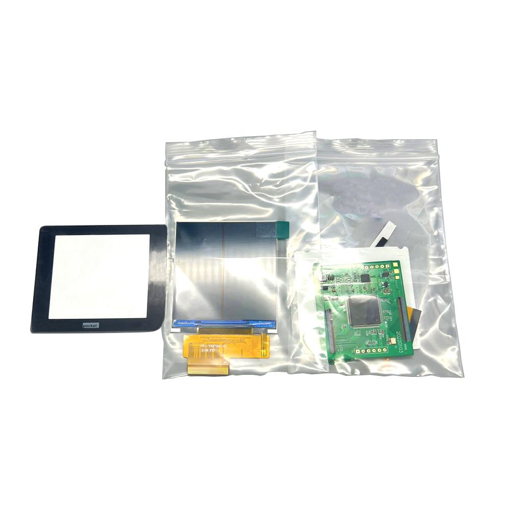 2,6-Zoll Originalgröße IPS Hochhelligkeits-LCD-Bildschirm-Kits für Gameboy Pocket GBP LCD-Sets Unterstützt mehrere Anzeigestile