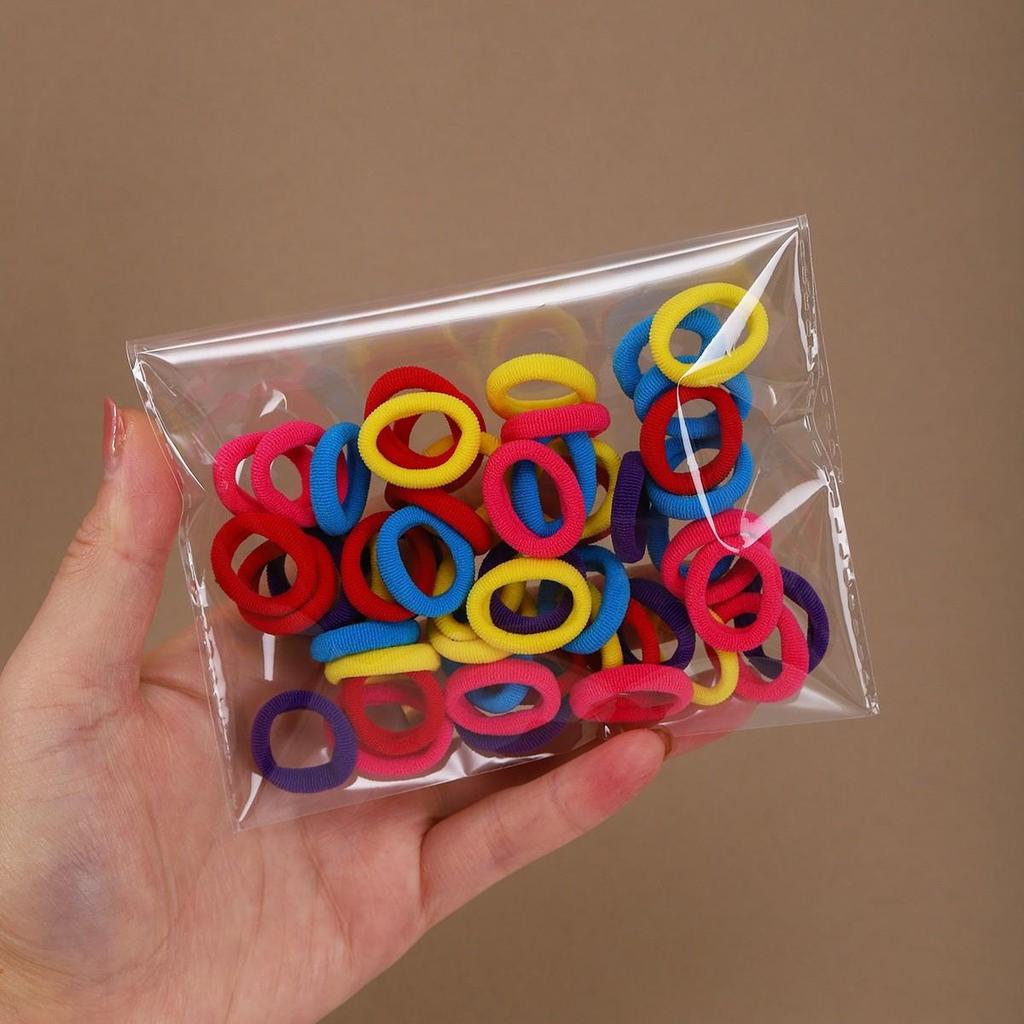 Paquete de 500 gomas elásticas suaves para el cabello para niñas y bebés