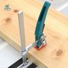 Aluminum Alloy Ratcheting Table Clamp Quick Ratchet Alloy Steel Quick Release Clamp 160mm Clamping Range Upgrade Version