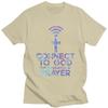 Custom Jesus Christian Tee Connect To God The Password Is Prayer T Shirt Men Short Sleeve Pure Cotton Tshirt Leisure Tee Tops