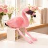 Fantastique Peluche Flamant Rose Animal à Longues Pattes Oreiller Animal Décoration Maison Peluche Cadeau Petite Amie