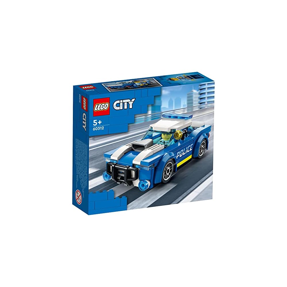 LEGO City Police Car Toy Building Set for Kids 5-8 Years Old Educational Vehicle 60312