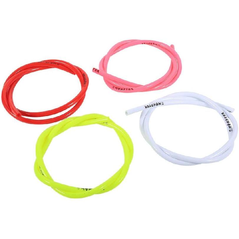 Colorful Gas Petrol Fuel Line Hose Tube Pipe, Petrol 1/4 inch 3 Feet for Motorcycle Dirt Pit Bike ATV Snowmobile PWC Jet Ski Polyurethane(Yellow)