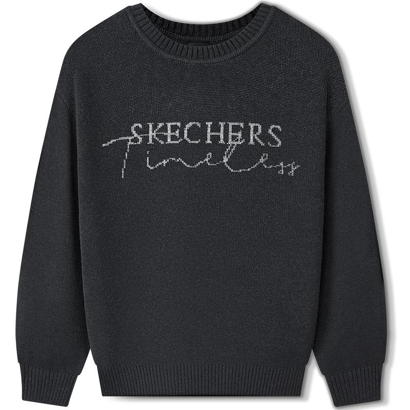 Skechers Unisex Loose Crew Neck Pullover Sweatshirt L325U049