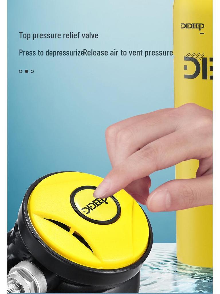 DIDEEP X5000Plus 2L Scuba Snorkeling Gear Oxygen Tank