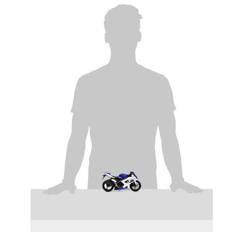 NewRay 1/12 Die-Cast Motorcycle: Suzuki 2008 GSX-R1000 (Blue) by New Ray Toys