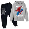Kids Trendy Printed Pullover Hoodie and Sweatpants Set - Loose Fit Long Sleeve Casual 2 Piece Outfit