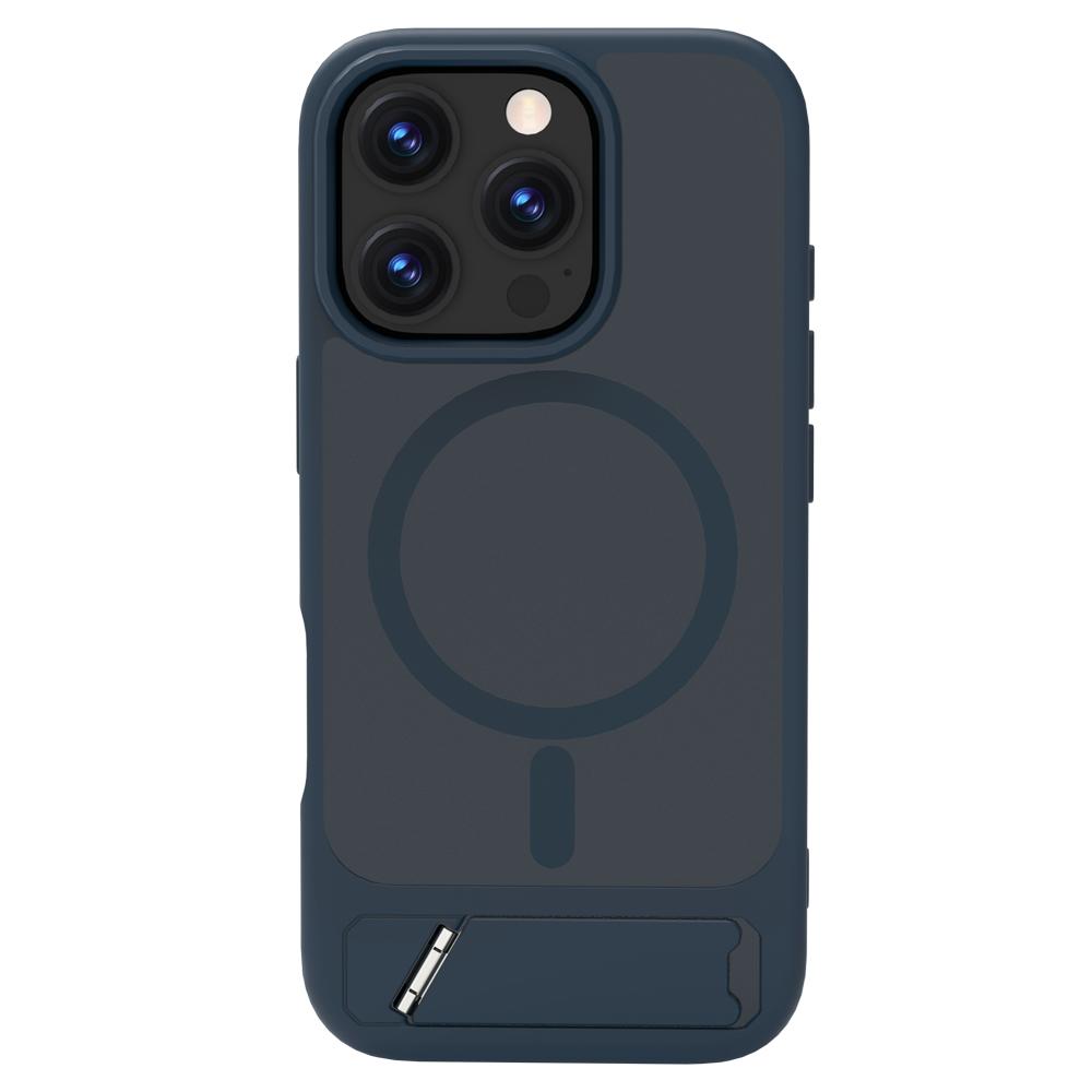 

LEREACH Серия Le-Chic Чехол для iPhone 16 Pro Совместимый с MagSafe Подставка ТПУ+ПК Чехол для телефона Blue