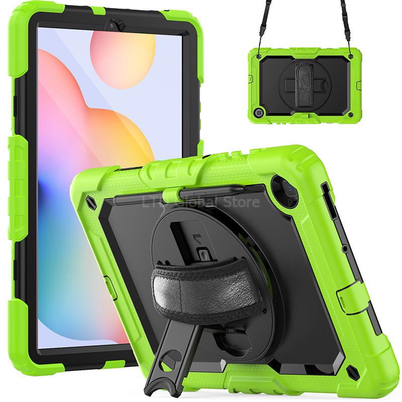 Case For Samsung Galaxy Tab S6 Lite 10.4 P620 P625 P613 P619 P610 P615 Tablet Case Kickstand 360 Rotation Cover