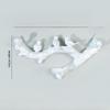 Sleek Bird Wall Hook Resin Organizer For Bathroom And Bedroom Storage Accessory