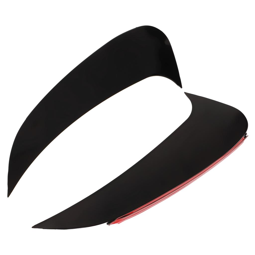 2pcs Rear Bumper Air Vent Spoiler Left Right Glossy Black Replacement for Mercedes?Benz C?Class