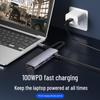 USB-C Laptop-Hub: 100W Ladefunktion, USB 3.0, 4K Screen Casting, SD/TF Erweiterungsdock