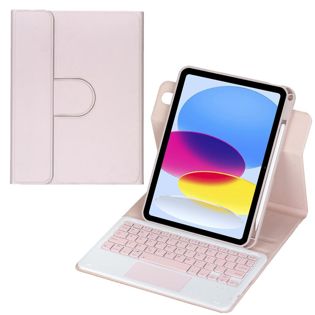 iPad 11 A16 Tablet 360° Rotating Protective Case with Magic Keyboard and Gradient Backlit Keyboard