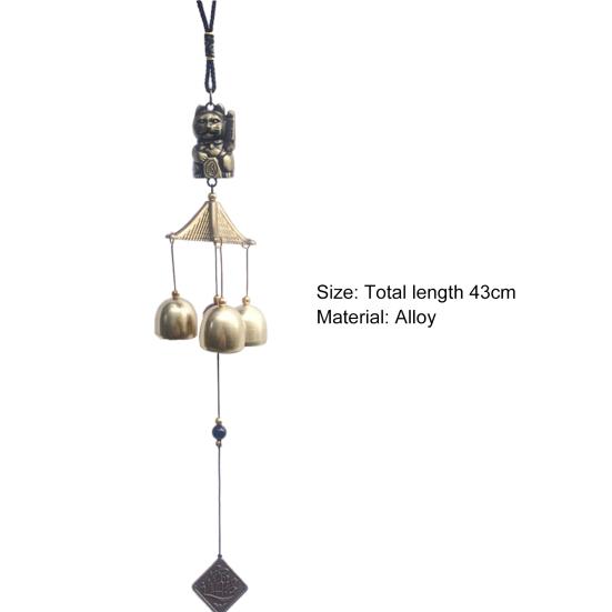 Windspiel, dekorative Glückskatze, verformungssicher, leichte Tür-Anhängerglocke für Zuhause