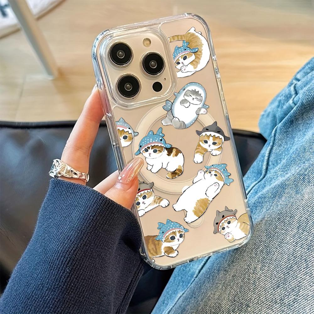 Magnetiskt telefonfodral för iPhone 11 12 13 iPhone 13 14 15 Pro 15 16 Pro Max Samsung A15 A16 A25 A26 A55 A56 S25 S24 S22 S23 Ultra S25 Edge