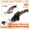 Household Lithium  Handheld Hedge Trimmers  Mini Electric Hedge Clippers  Lawnmowers  Hedge Clippers Trimmers  Pruning Tools
