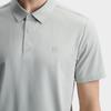 FILA F.C. Classic Minimalist Basic Casual Light Business Versatile Comfortable Knitted Short Sleeve Polo Shirt Men tops Storm-Gray F11M621103FGY