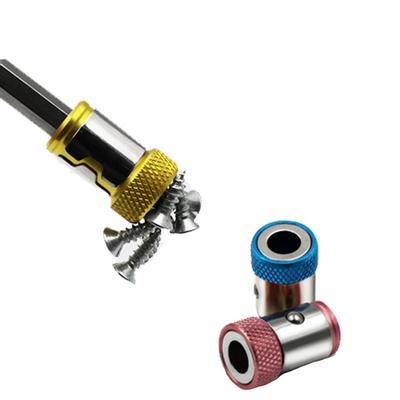 Magnetic Bit Holder Alloy Electric Magnetic Magnet Powerful Ring For 6.35mm Shank Magnetizer for Phillip Drill Bits