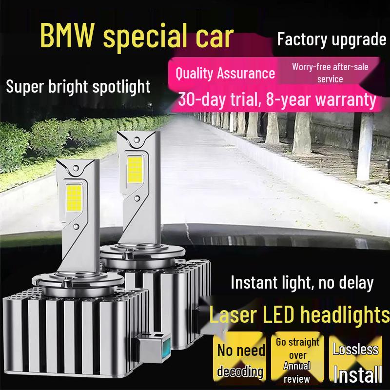 Compatible Xenon Bulb for BMW Series Headlight Upgrade D2S 100W [Laser LED Headlight] Single Price