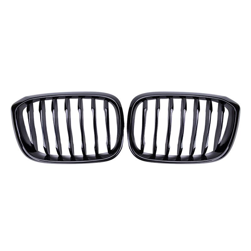 Car Front Kidney Grill For BMW 3 X3 G01 G08 2018-2021 Single Line 1slat Gloss Matte Black Bumper Racing Grills