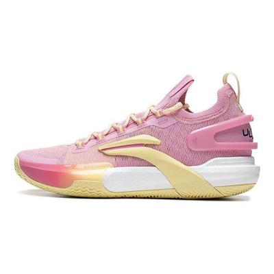 Li Ning Flash 9 Ultra Low Basketball Shoes Men Sneakers Pink ABAT017-3