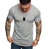 Fashion Men's Casual Fit Short Sleeve Slim Muscle Bodybuilding T-shirt Tee Tops For Ultimate Comfort