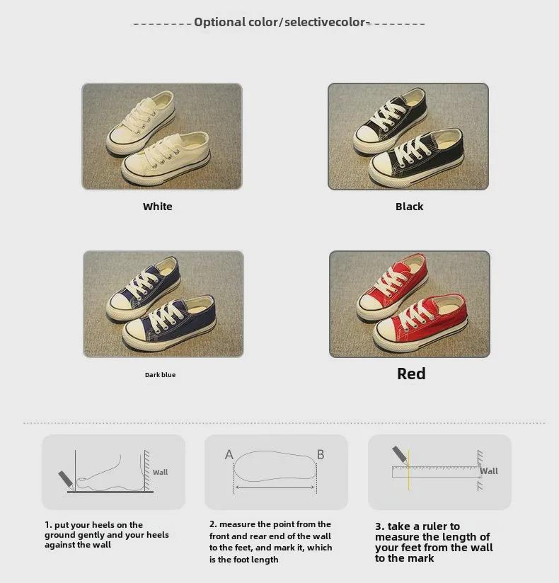 Girls' 2023 Autumn Canvas Shoes - Korean Style, Flat, Casual, Trendy, All-Match, White.