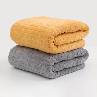 Toalha de Banho Extra Grande de Lã de Coral: 90x160 cm, Espesso, Macio, Secagem Rápida, Absorvente, Perfeito para Adultos