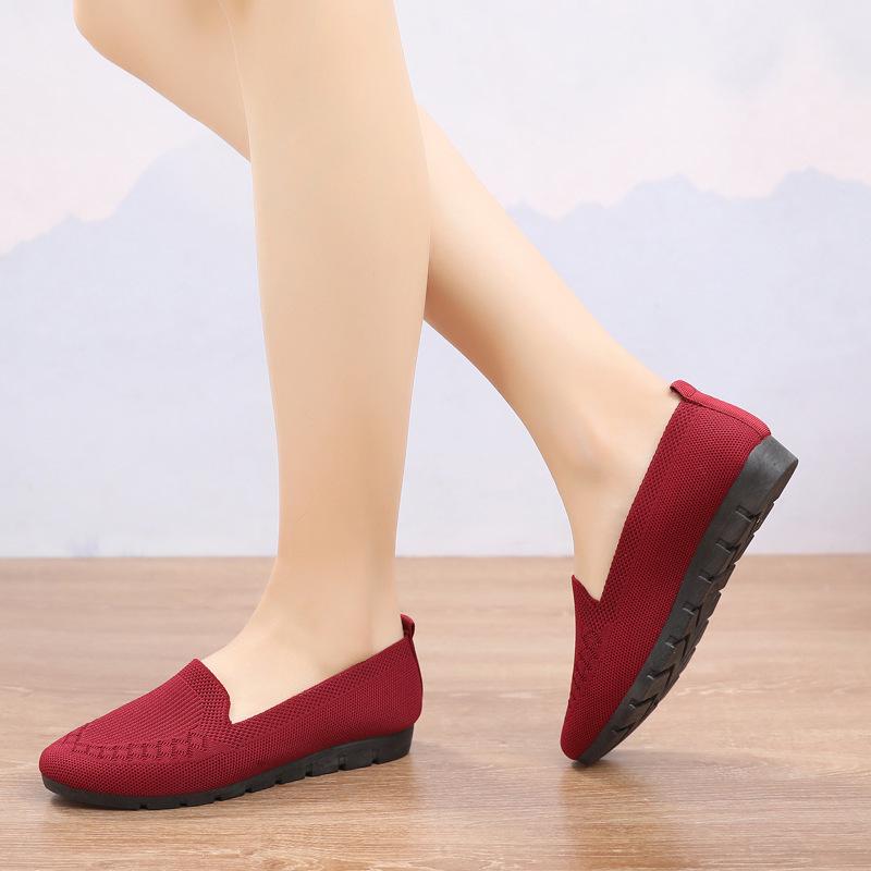Damen 2025 Slip-on Mom Shoes: Bequeme, rutschfeste, atmungsaktive lässige Mode-Trendschuhe