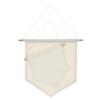 Nordic Style Blank Cotton Brooch Pin Badge Holder Wall Display Pennant Lapels Collection Canvas Bunting Kids Room Ornament