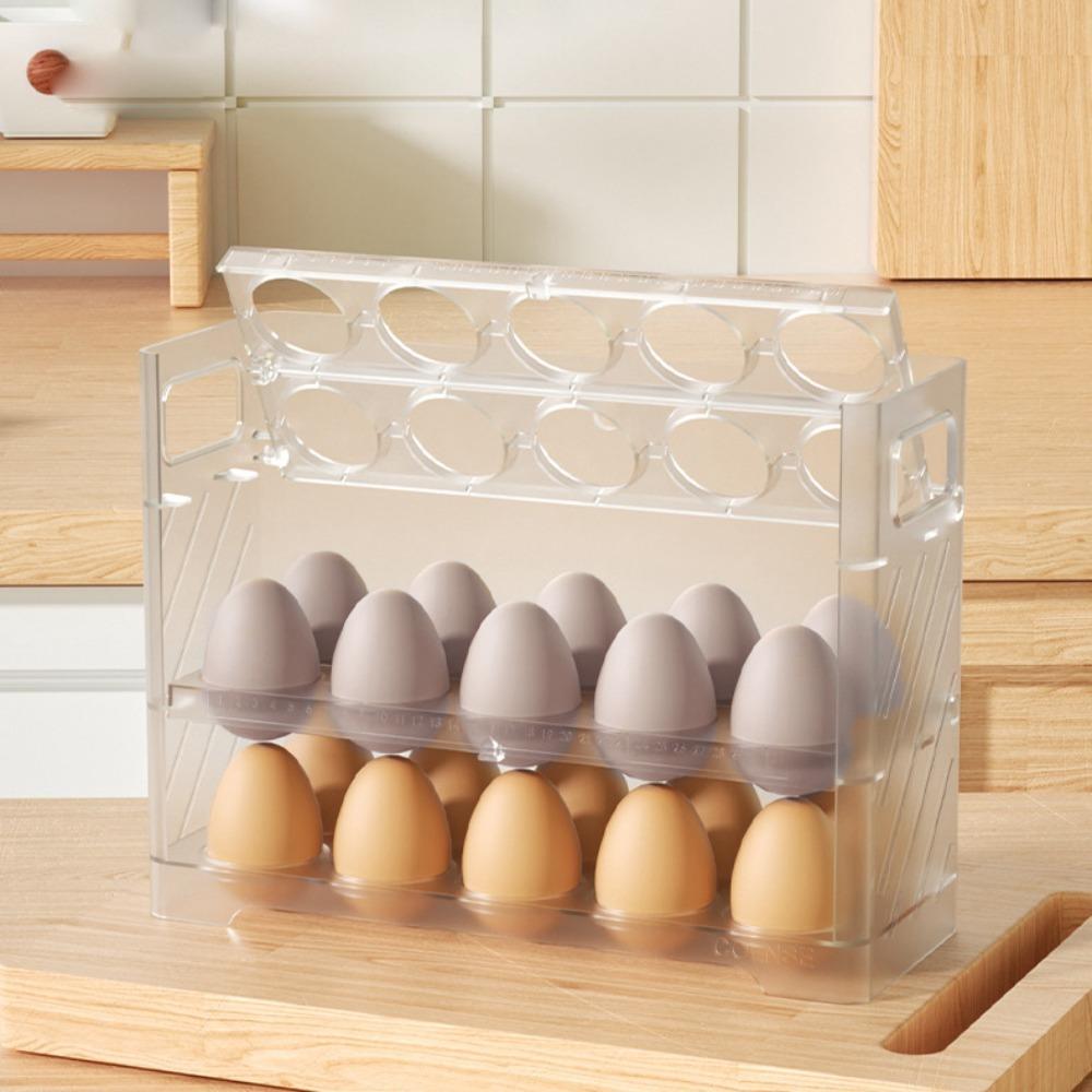 Küchenaufbewahrung Eierbox Klappbare Aufbewahrungsbox Neues Aufbewahrungsregal Eieraufbewahrung