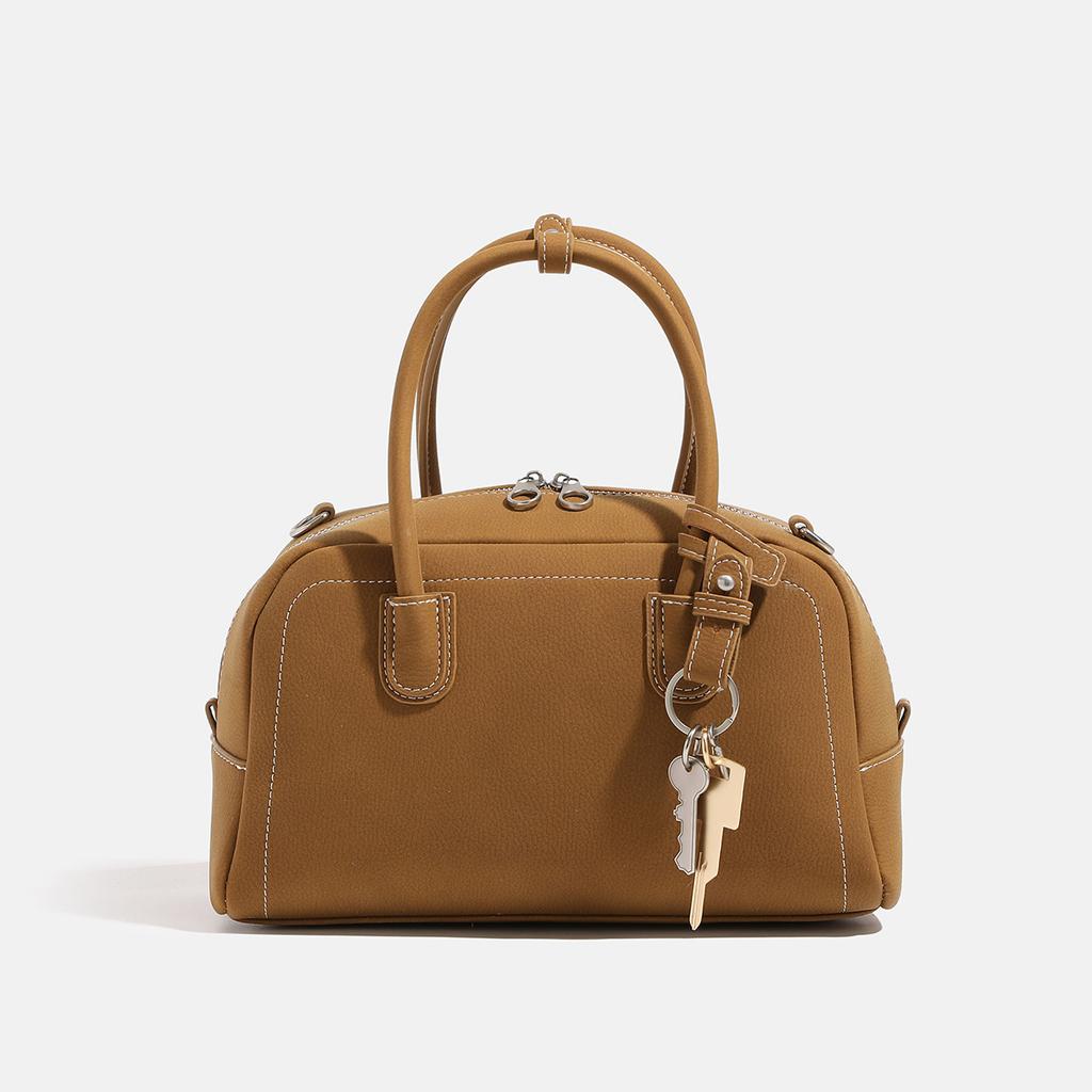 Spring and Summer Handbag, Women's Retro Small Square Bag, Single-shoulder Crossbody Bowling Bag