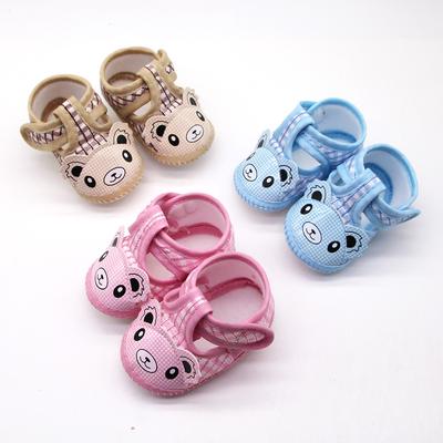 Newborn Baby Girls Cartoon  Prewalker Soft Sole Sandals Single Shoes
