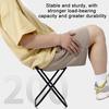 Mini Folding Stool Portable Lightweight Heavy Duty Waterproof Oxford Cloth Outdoor Camping Backpacking Beach Picnic Fishing Collapsible Chair Seat