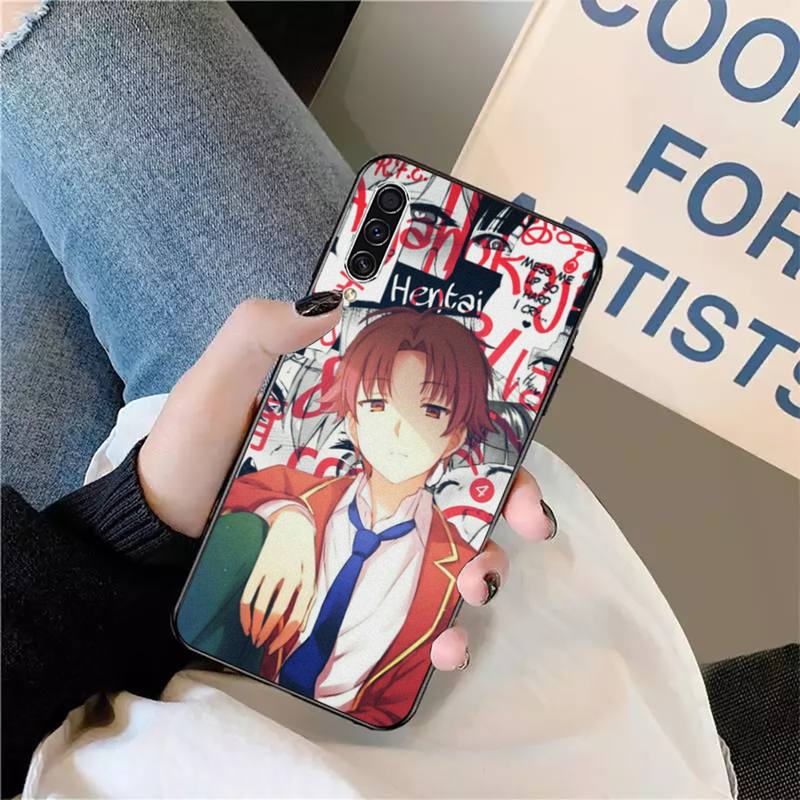 Custodia per Telefono Classroom Of The Elite Kiyotaka Per Samsung galaxy A S note 22 52 21 20 53 51 71 12 13 10 32 50 fe ultra plus