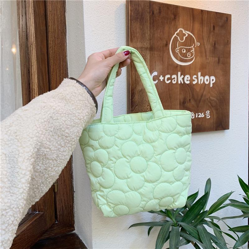 11 Sweet Quilted Handheld Bento Bag Snack Storage Bag Baby Stroller Hanging Bag