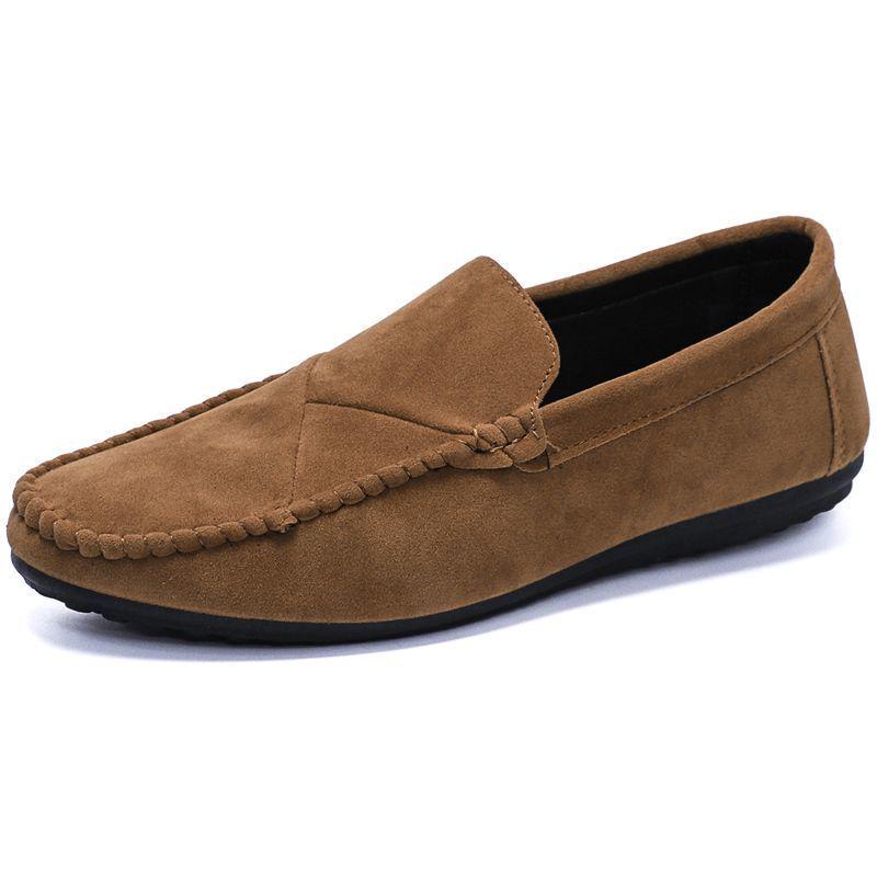 Herren Koreanische Mode Wasserdicht Rutschfest Weiches Leder Slipper - Atmungsaktiv, Verschleißfest Lässige Sommerschuhe