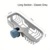 Kitchen Faucet Shelf No Hole Sink Drainage Rack Dish Rag Sponge Brush Sink Organizer