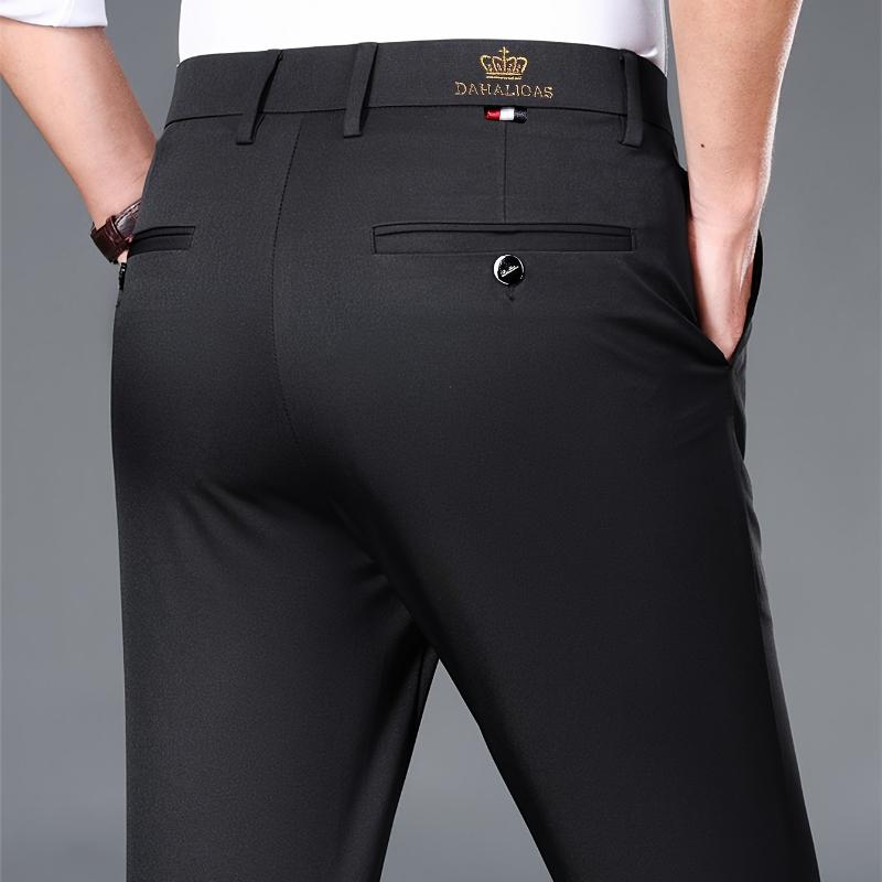 Men'S Professional Business  Pants,  Formal Pants, Casual Trousers, Loose And Versatile Casual Straight-Leg Suit Pants for Office Workers