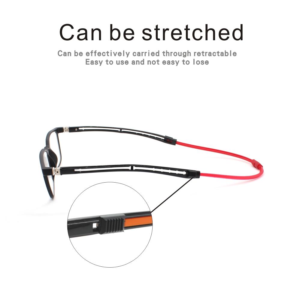 Tr90 Readers Reading Eyewear Male Magnet Portable Diopter Hanging Neck 1.0 1.5 2.0 2.5 3.0 3.5 Premium Quality Daily Wear